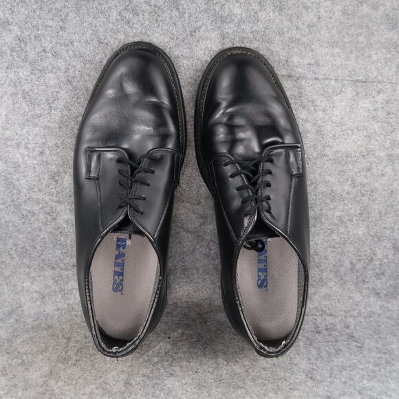 Bates Shoes Mens 8.5 Derby Oxford Classic Dress Black Lace Up Work Formal Vibram main image 14